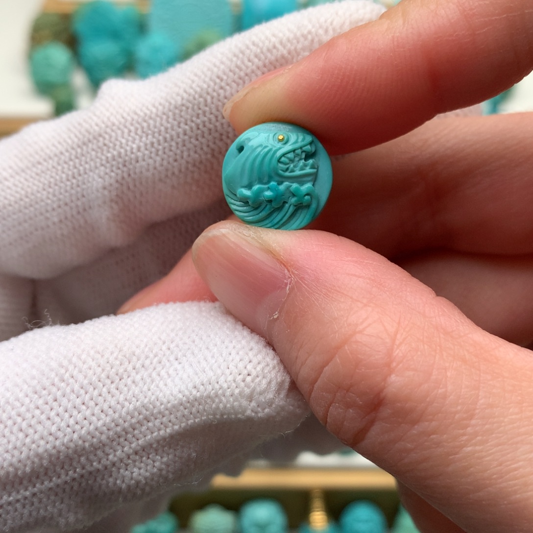 绿松石未镶嵌配饰