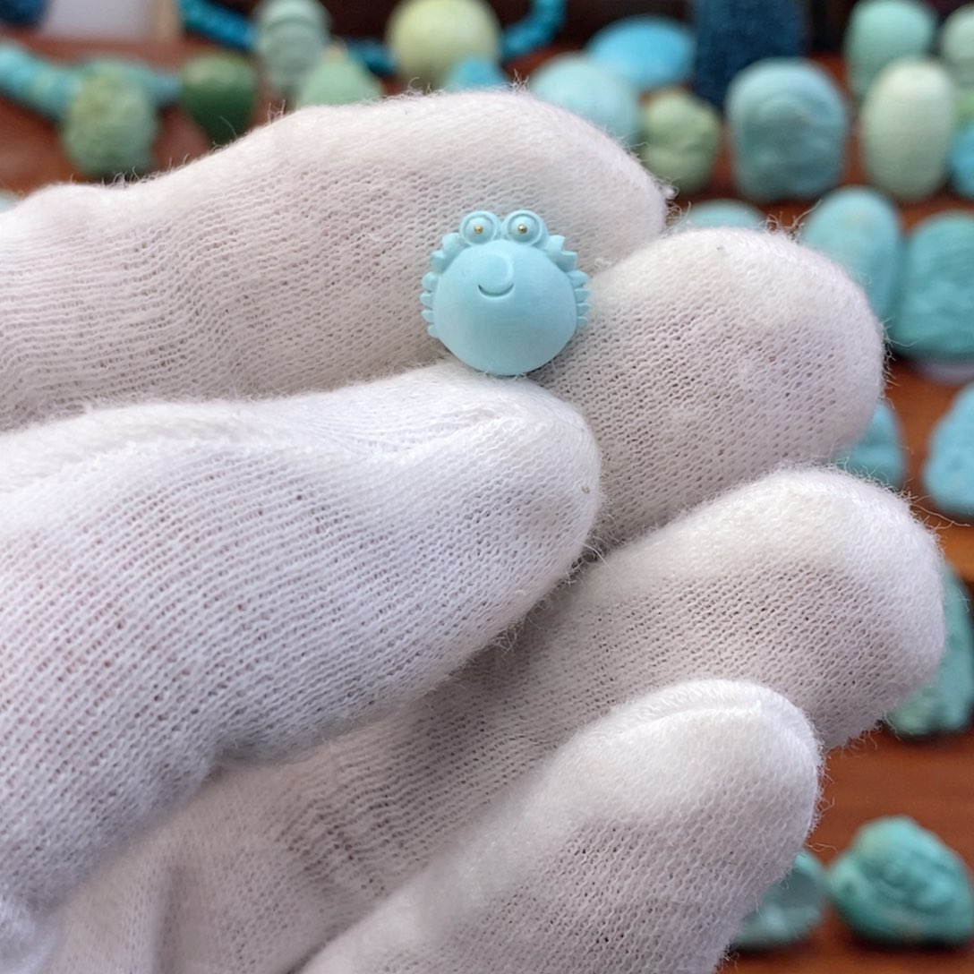 绿松石未镶嵌珠宝奇石