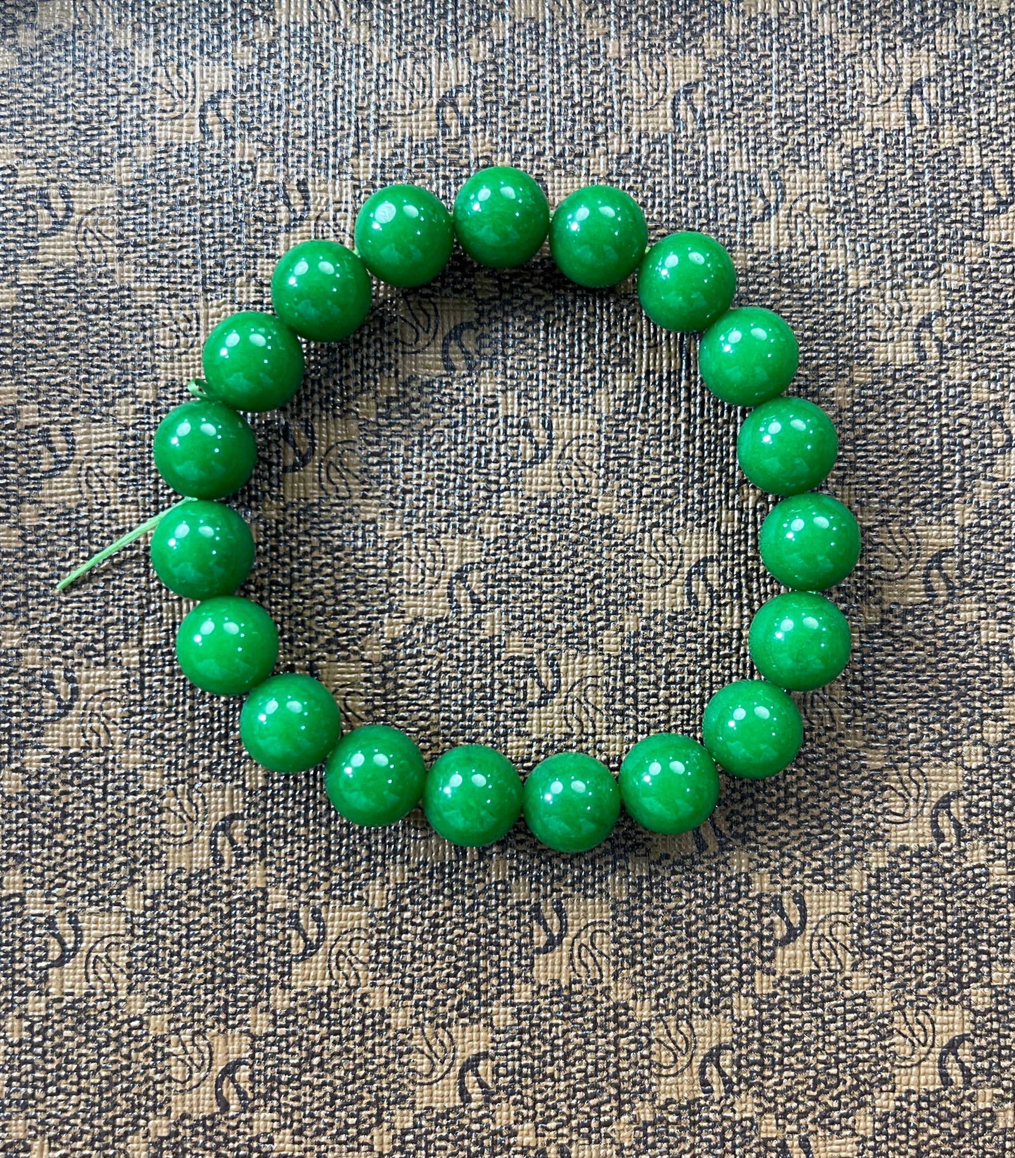 【晶维娅】R翡翠手串10+000083