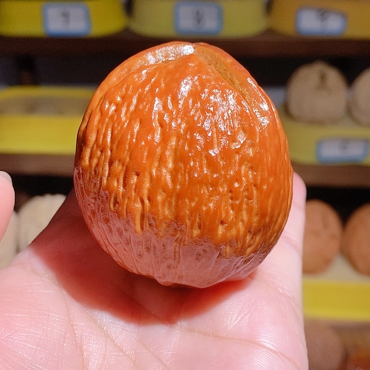 野生雷公核手把件5057