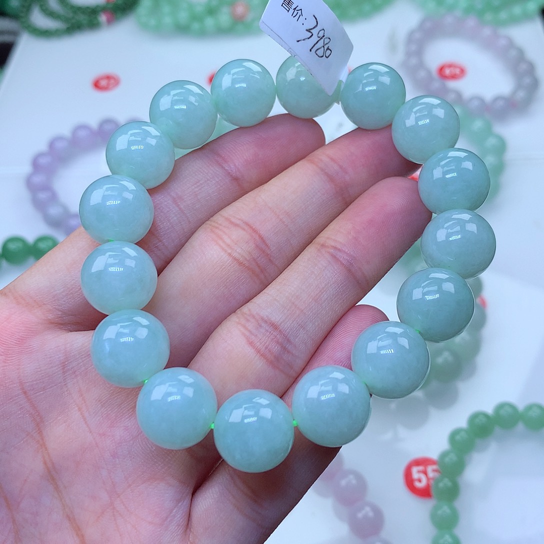 翡翠未镶嵌毛衣链