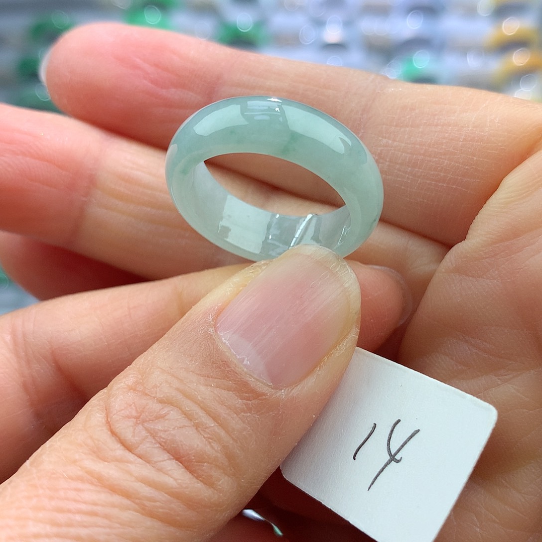 翡翠戒指未镶嵌14号