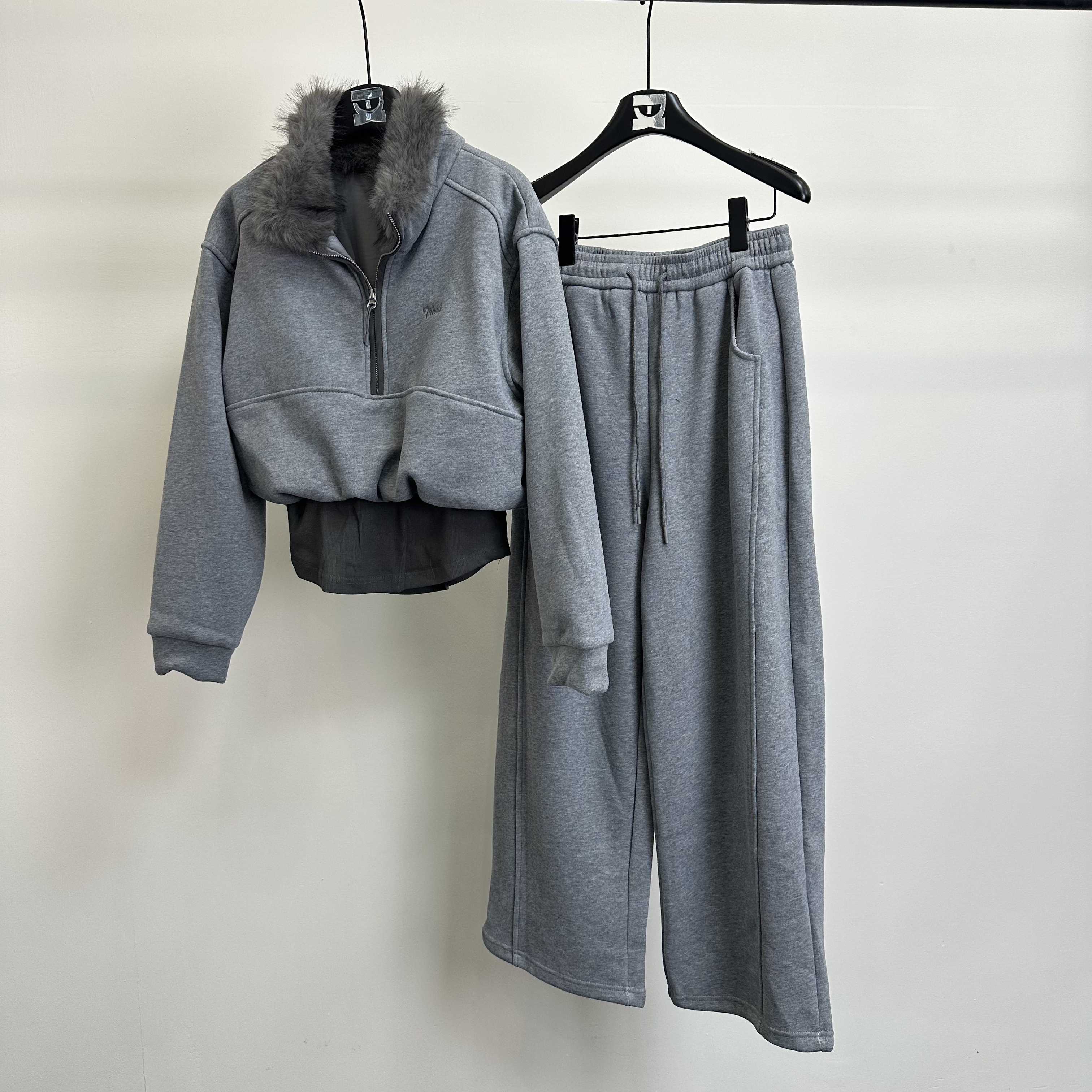 DAXIECHA | 冬季小众设计懒人假两件休闲套装#666 