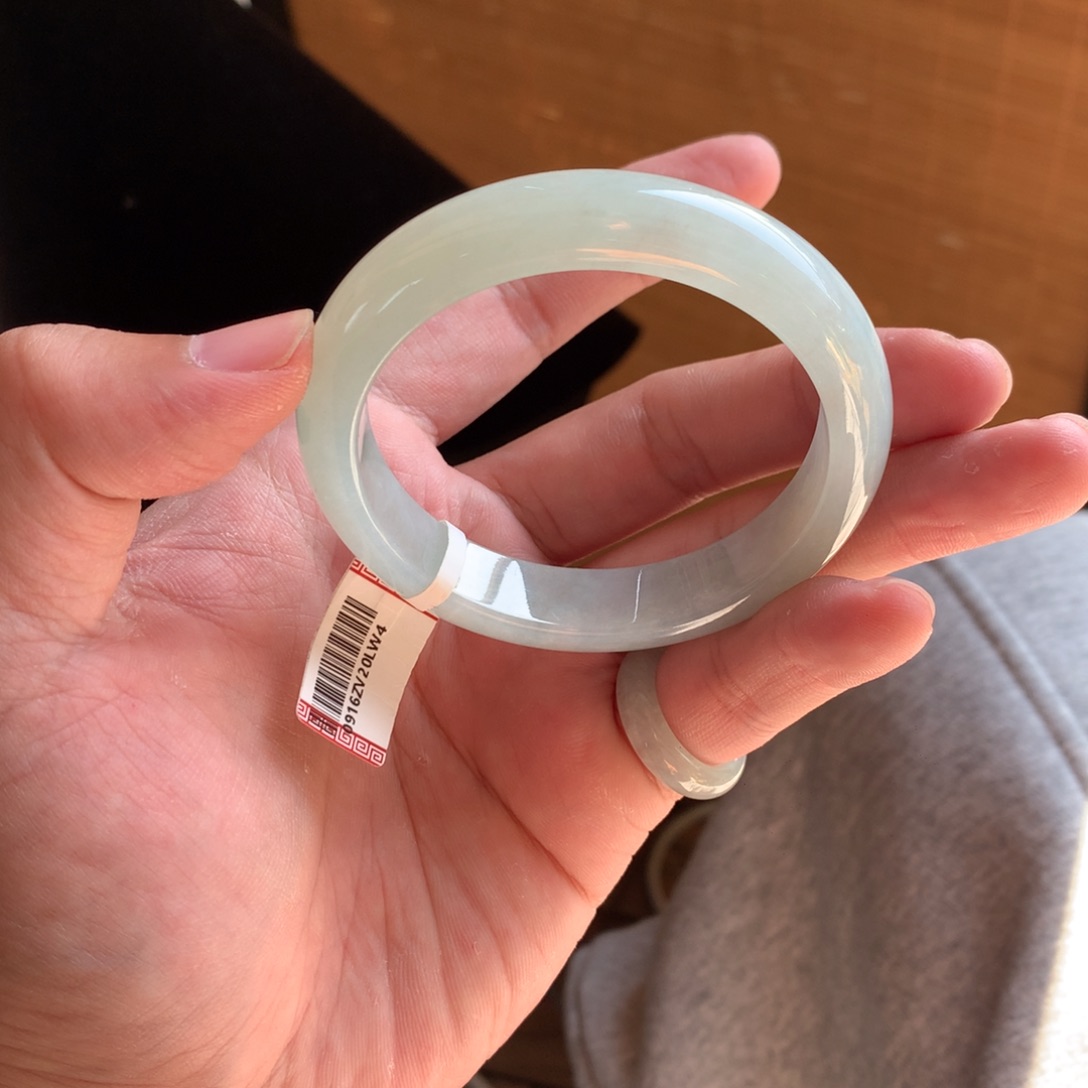 翡翠未镶嵌手镯50号55