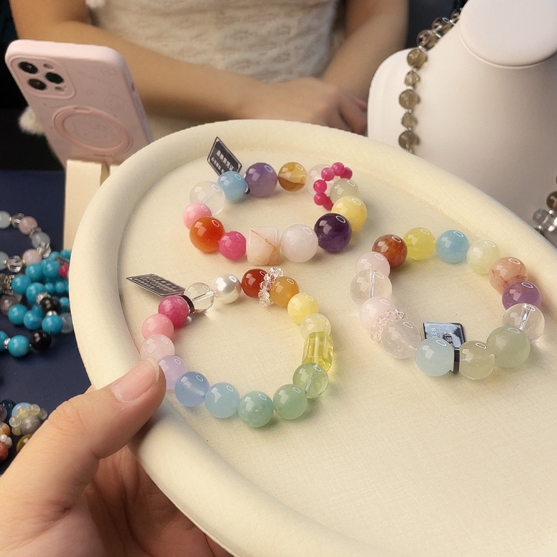 银S925镶嵌水晶手链