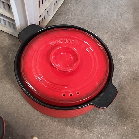 微瑕，明火口径22高度7大号红色，2L