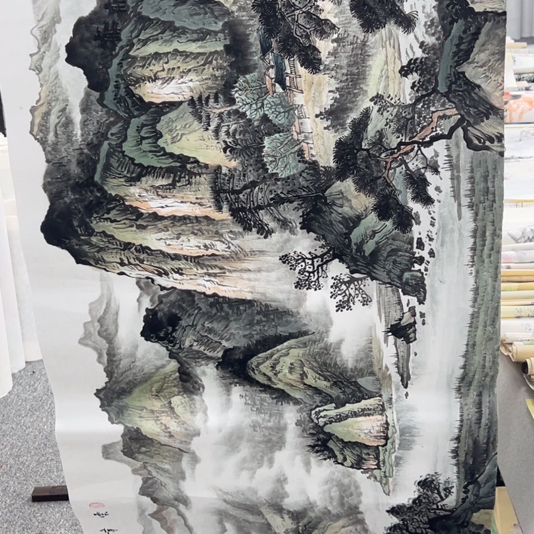 国画卖字画的小老板