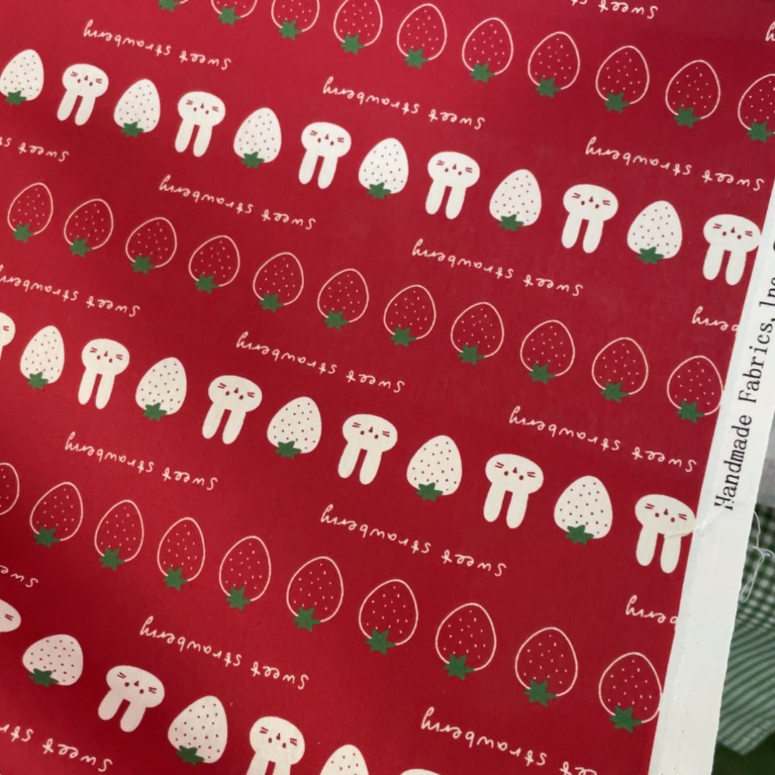 一米价纯棉平布1.1米宽果子布艺87.8