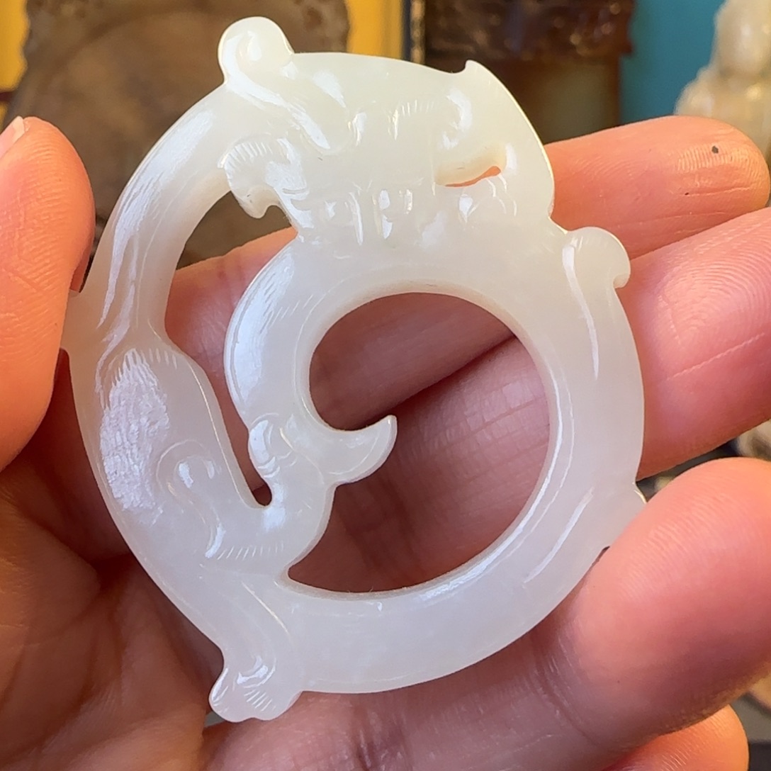 七***光和田玉（糖玉）未镶嵌挂件