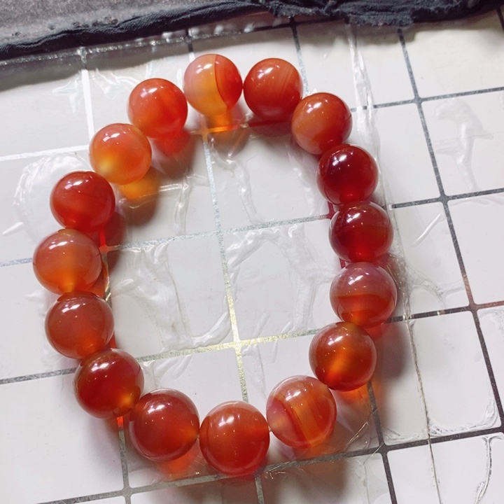玛瑙/玉髓串未镶嵌