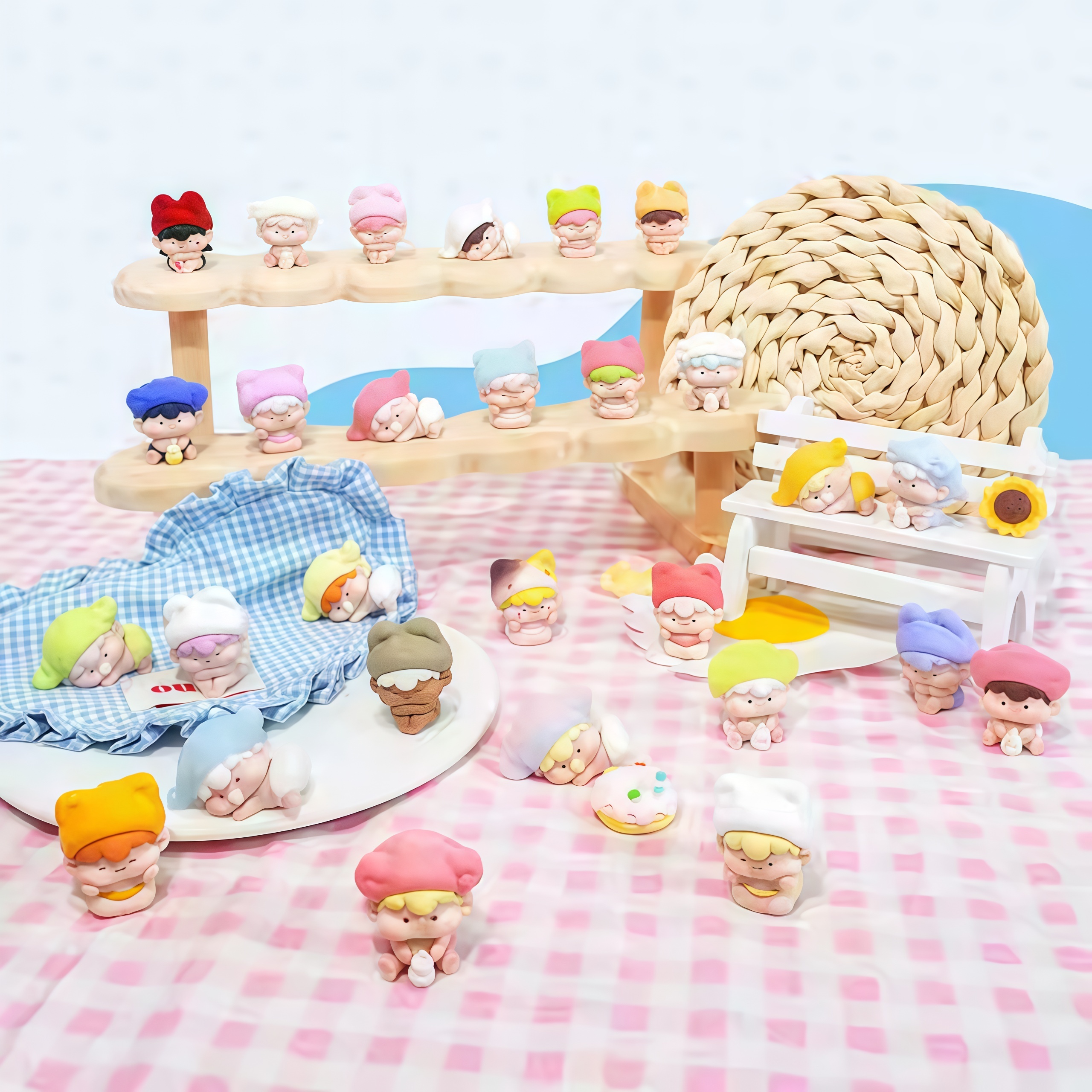 【游戏：后五位】择良所奶芙芙BB崽萌粒盲盒潮玩手办