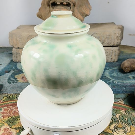 大***军陕西泽州窑飘彩罐