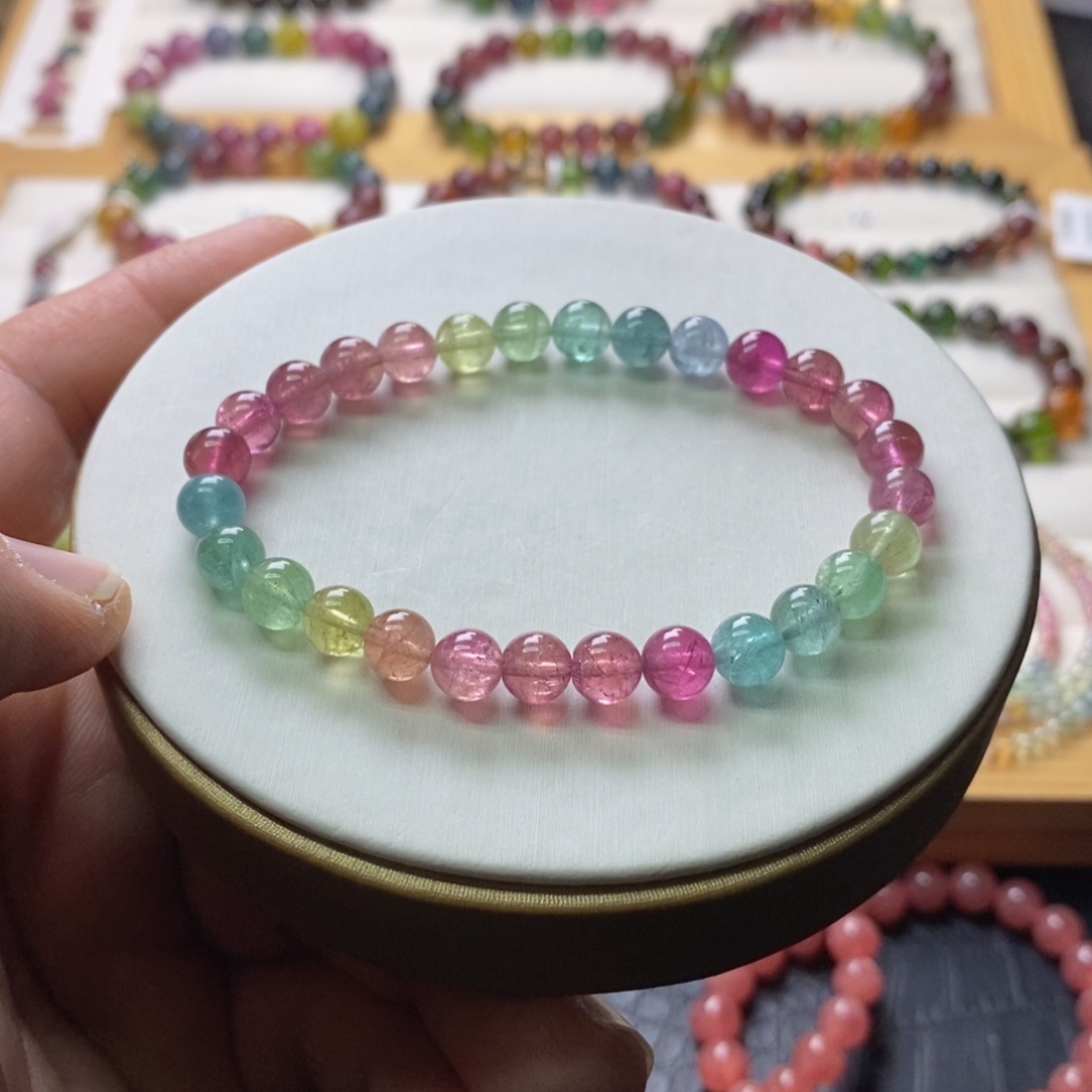 未镶嵌碧玺手链碧玺