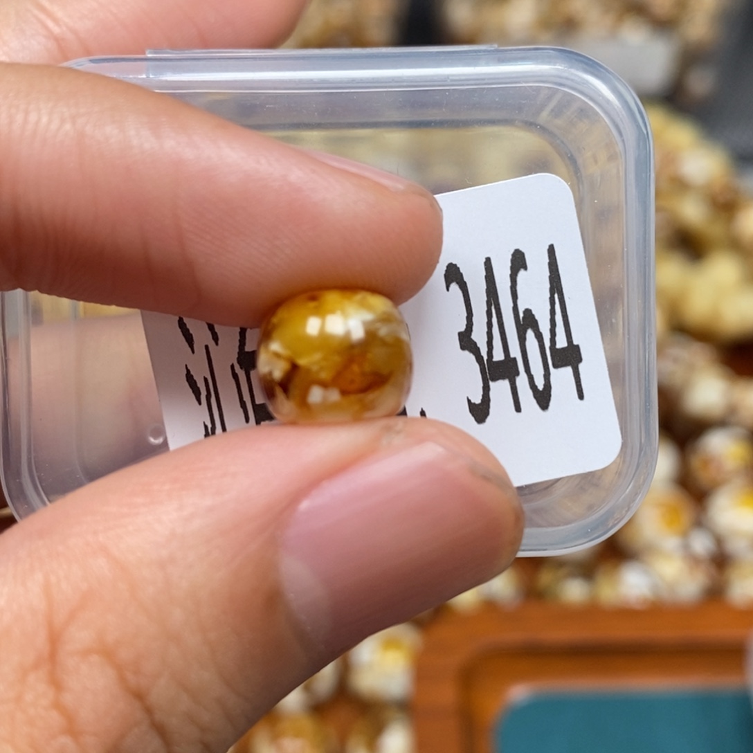 把件猴头核桃沁色圆珠老型3464