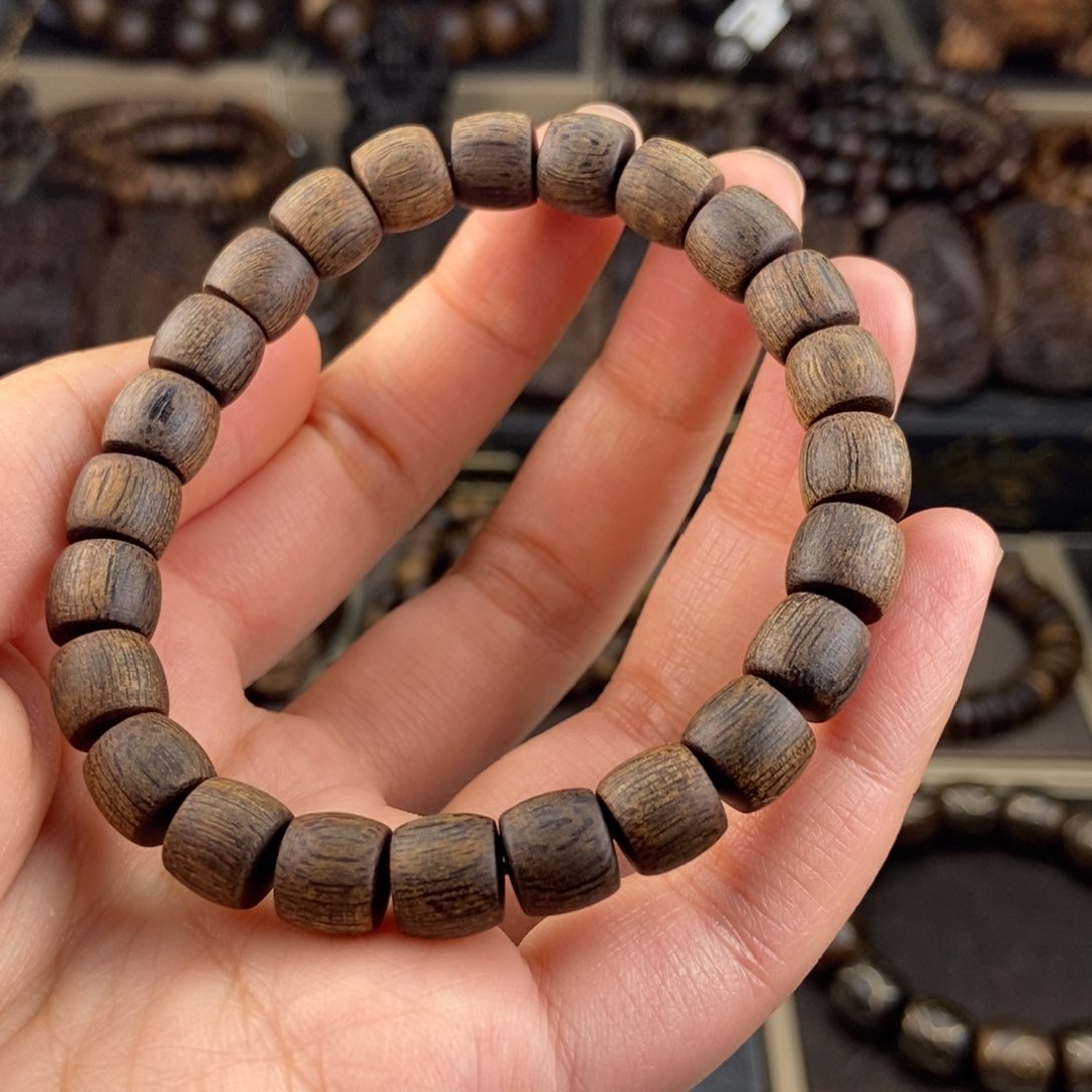 手串沉香江越南芽庄白棋楠老料留疤