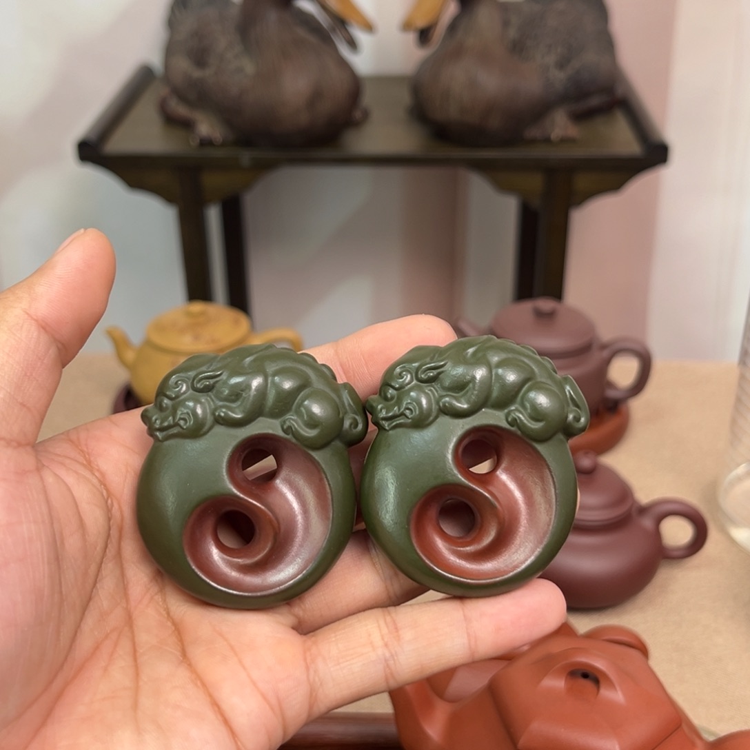 紫砂茶壶紫砂手把件