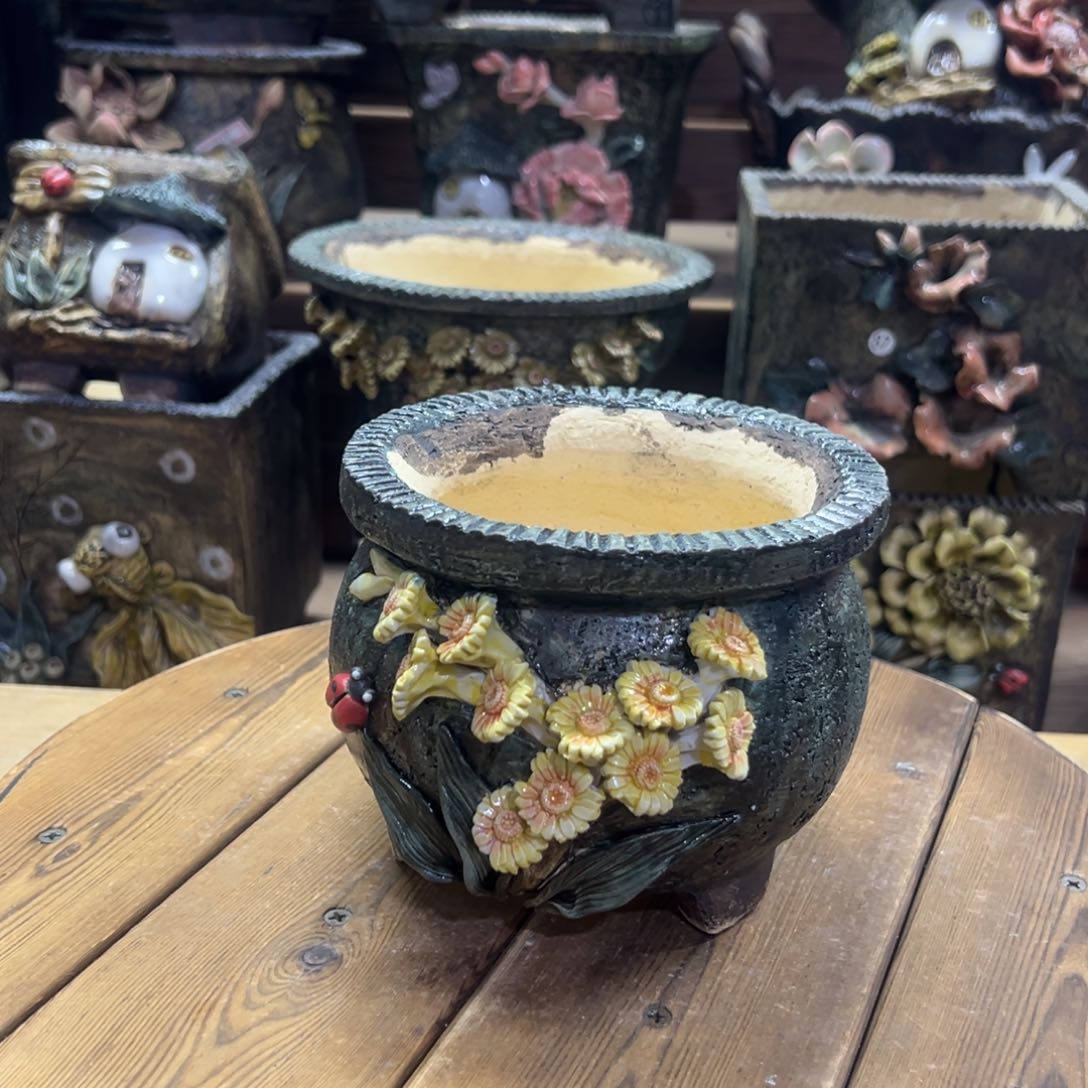 红陶青藤多肉花盆