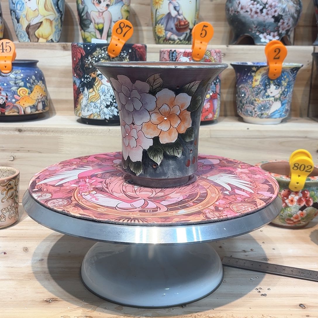 紫砂花盆手工花盆默认微瑕14/13