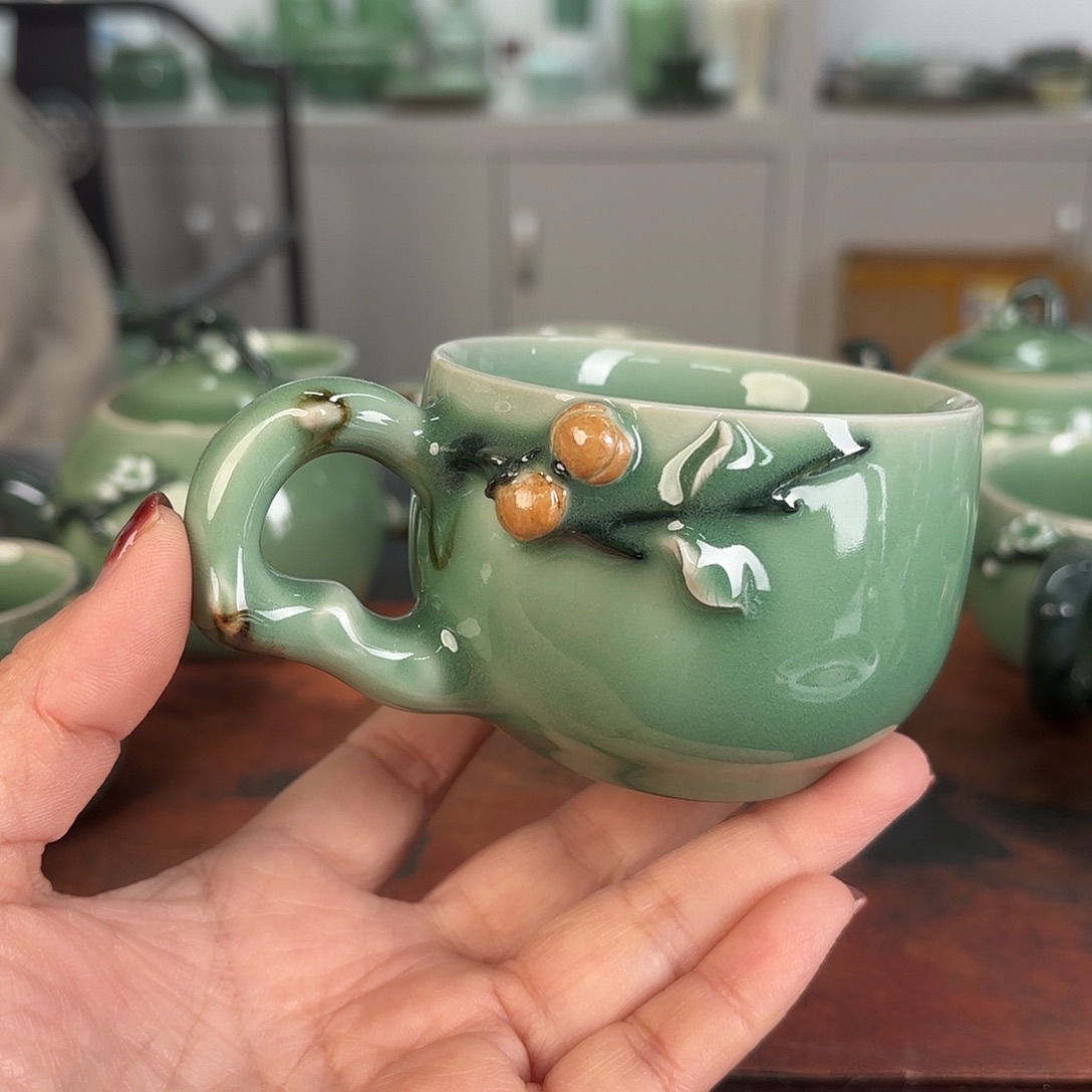 辰***儿龙泉云间青瓷小米茶器