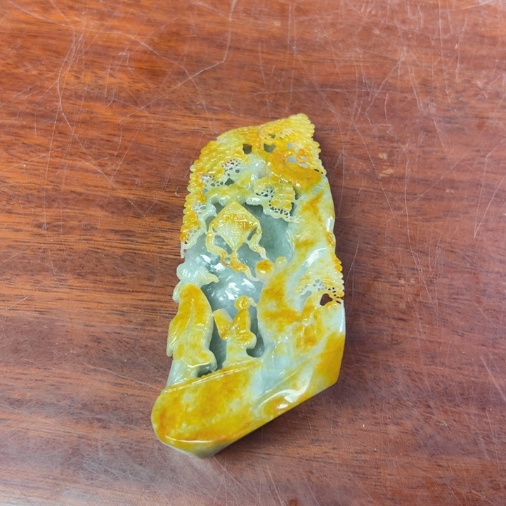 翡翠摆件未镶嵌随****英翡翠