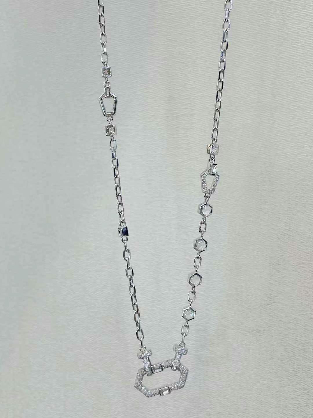 漢石珠宝18k金环型链多样性发货一条