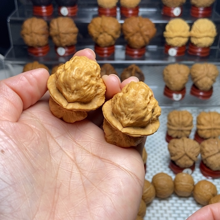 文玩核桃把件37金玉满堂