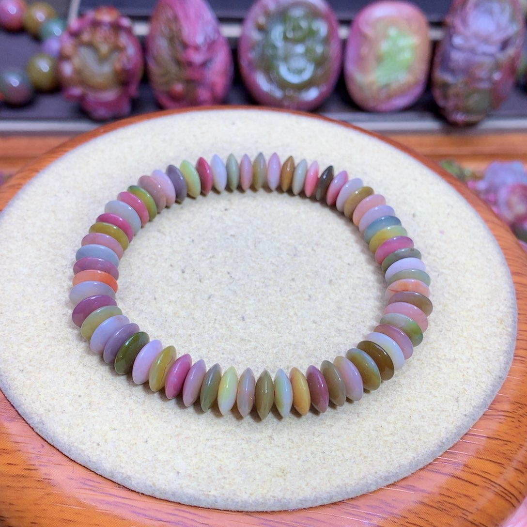 玛瑙手链未镶嵌盐源