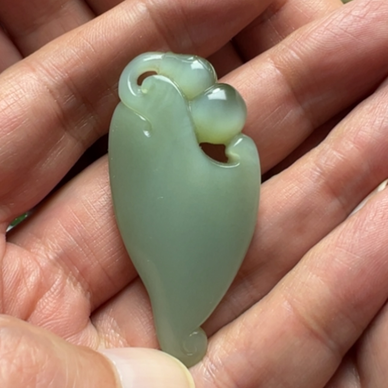 【闪购商品】颈饰未镶嵌和田玉（碧玉）