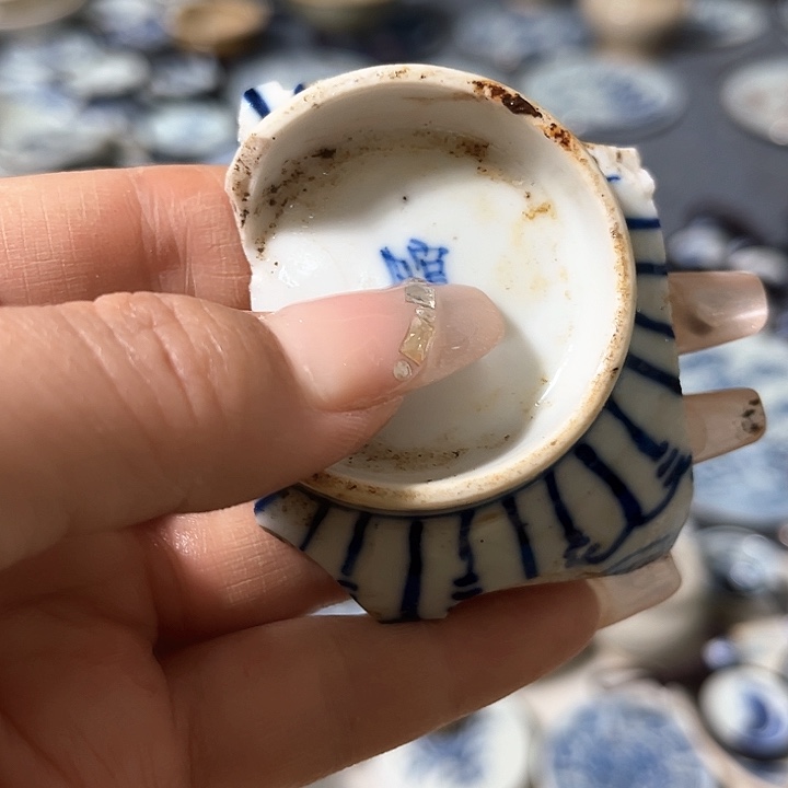 瓷片瓷片茶托喝茶不错