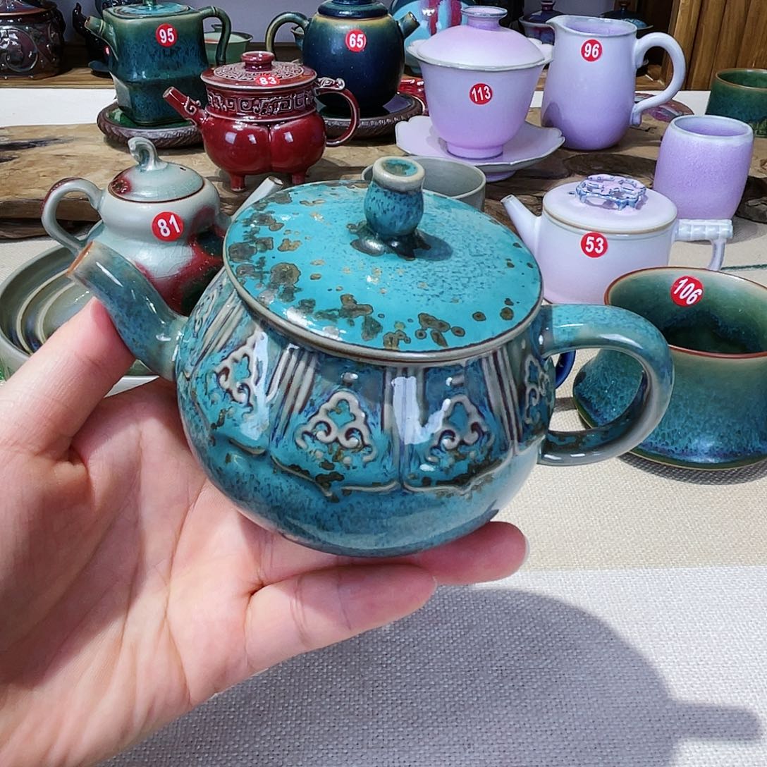 壶禹州钧瓷艺术作品