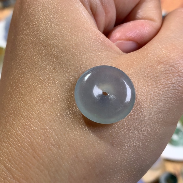 未镶嵌定制翡翠平安扣