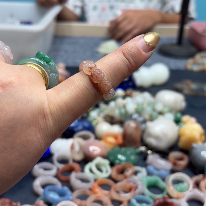 ****K石英岩玉合金颈饰