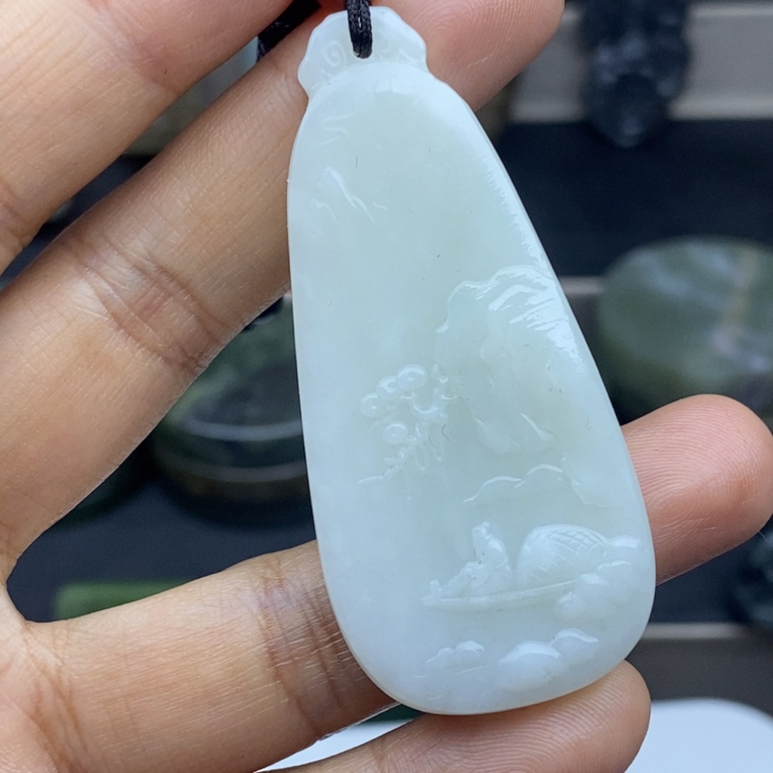 和田玉颈饰未镶嵌