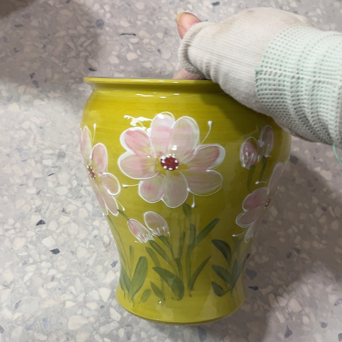 竹***风景德镇陶瓷花盆花盆不售后