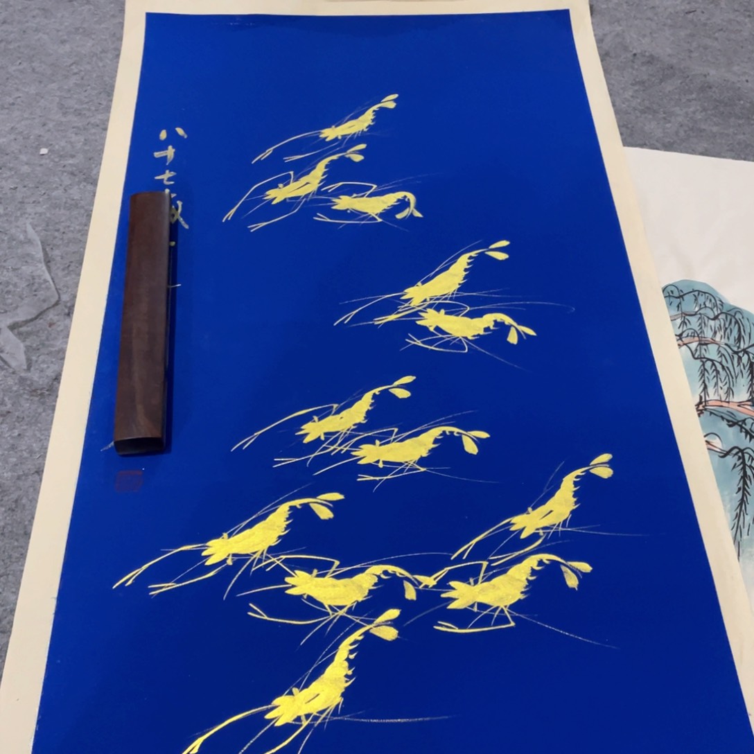 国画国画作品画心一张