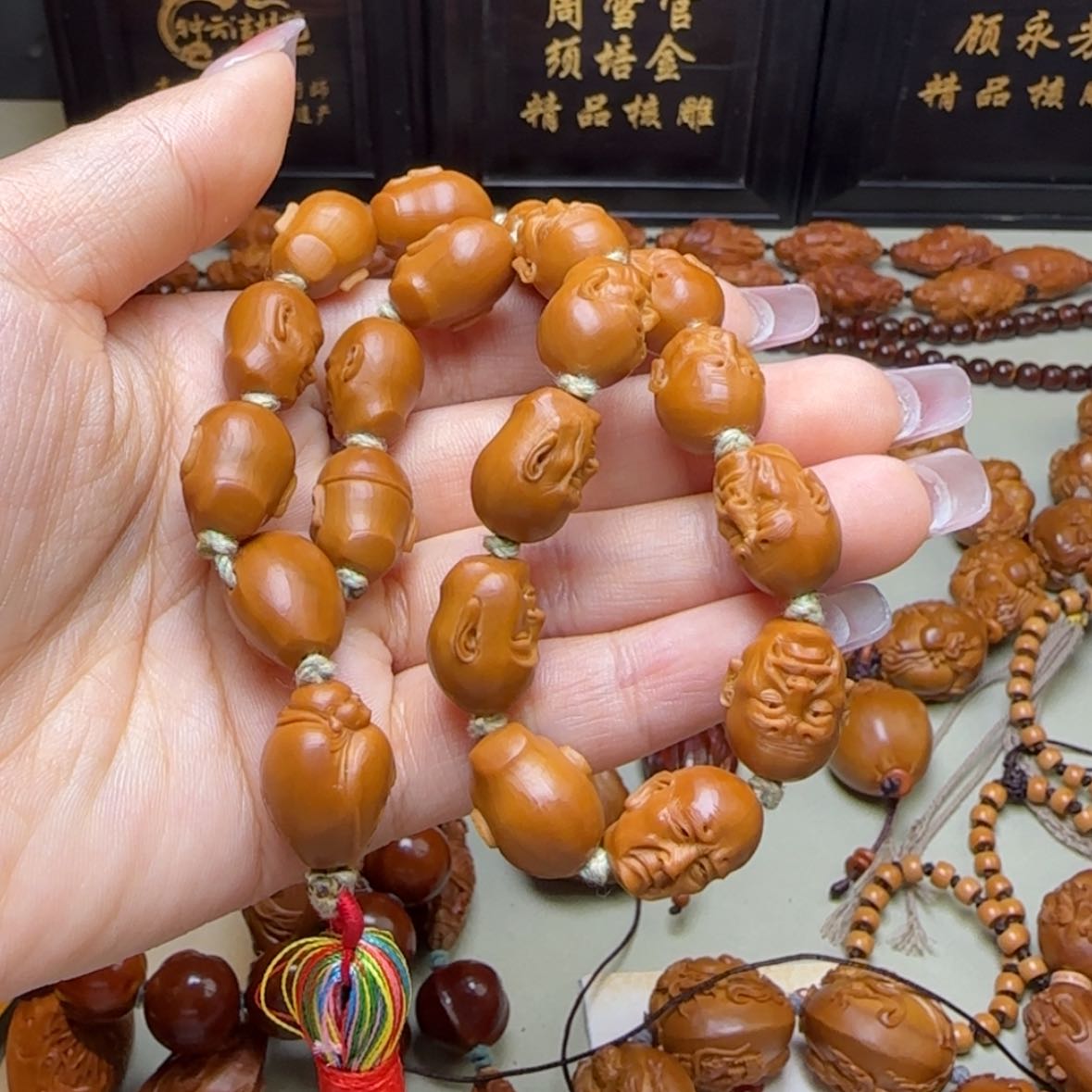 【闪购商品】橄榄核手串/手链谁**疯橄榄核十八罗汉