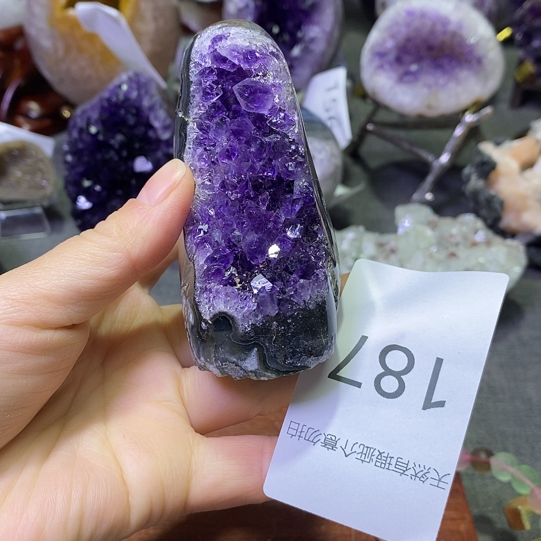 珠宝半成品未镶嵌紫晶