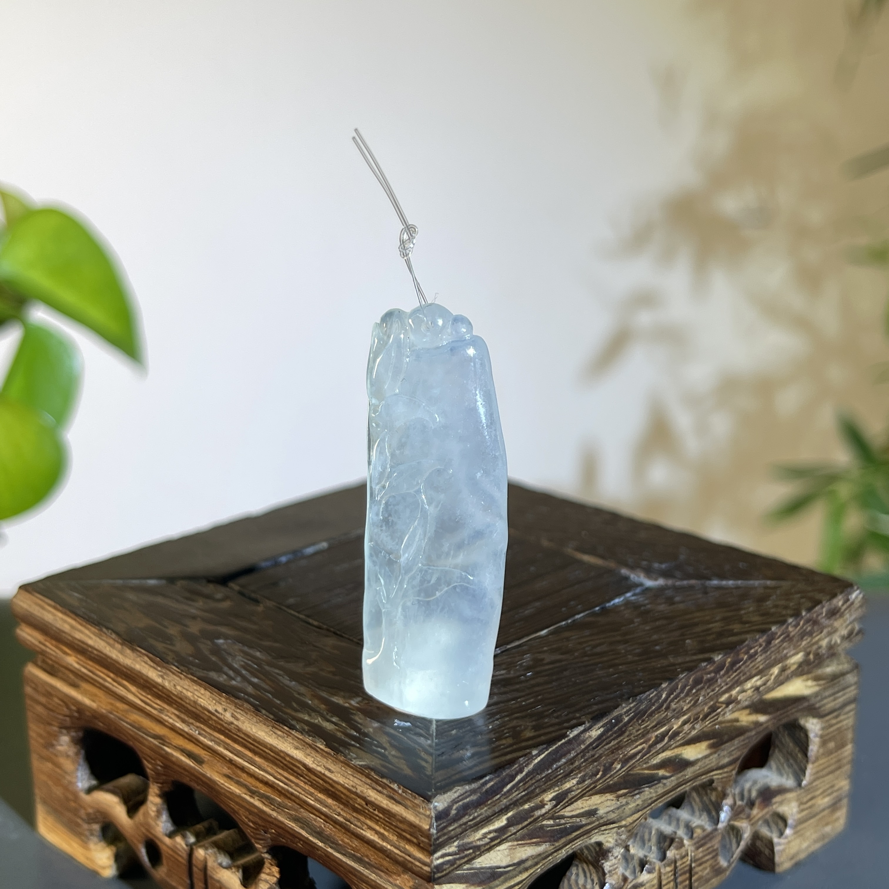 JTB12-89 天然缅甸A货翡翠  节节高升