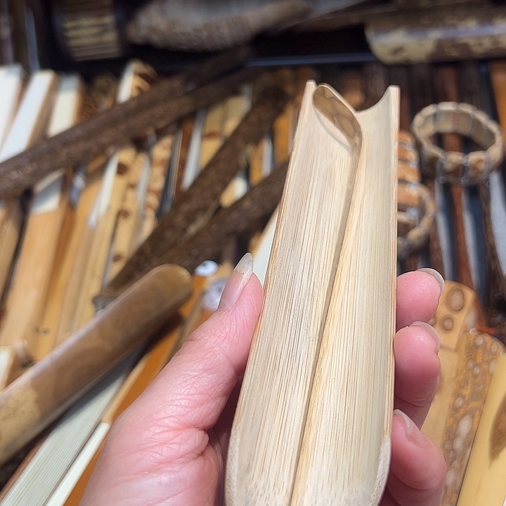 o***g扇子梅鹿竹茶则一片