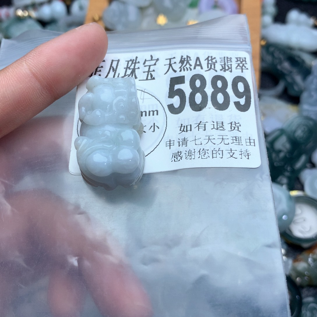 翡翠颈饰未镶嵌5889。