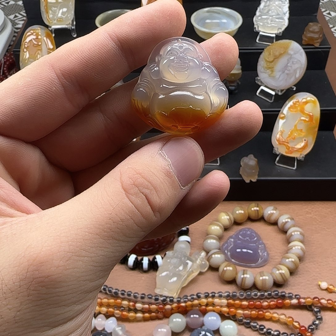 玛瑙/玉髓未镶嵌颈饰