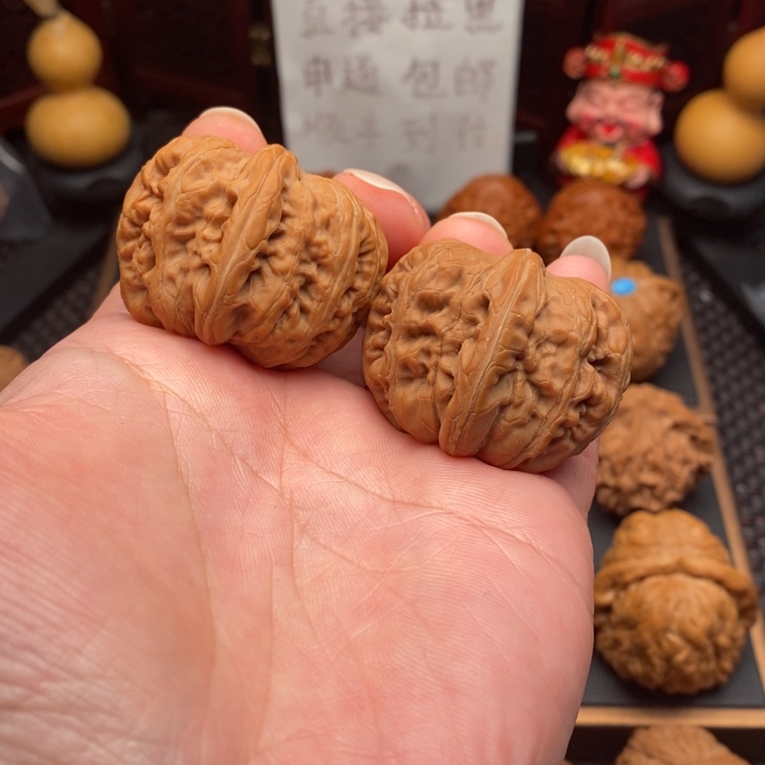把件文玩核桃40尺元宝