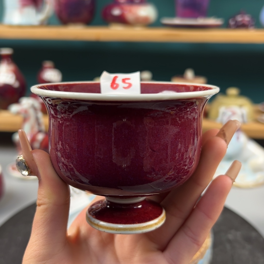 瓷片全品无暇主人杯纯手工