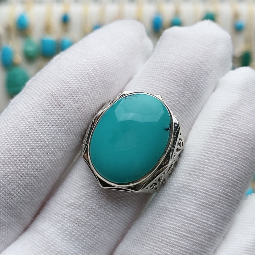 【闪购商品】绿松石珠宝奇石银S925镶嵌！