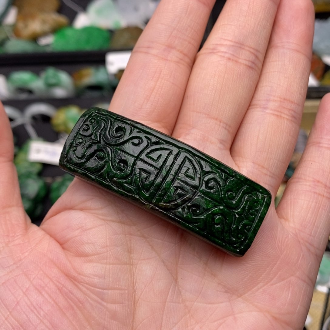 翡翠项链未镶嵌手牌17号