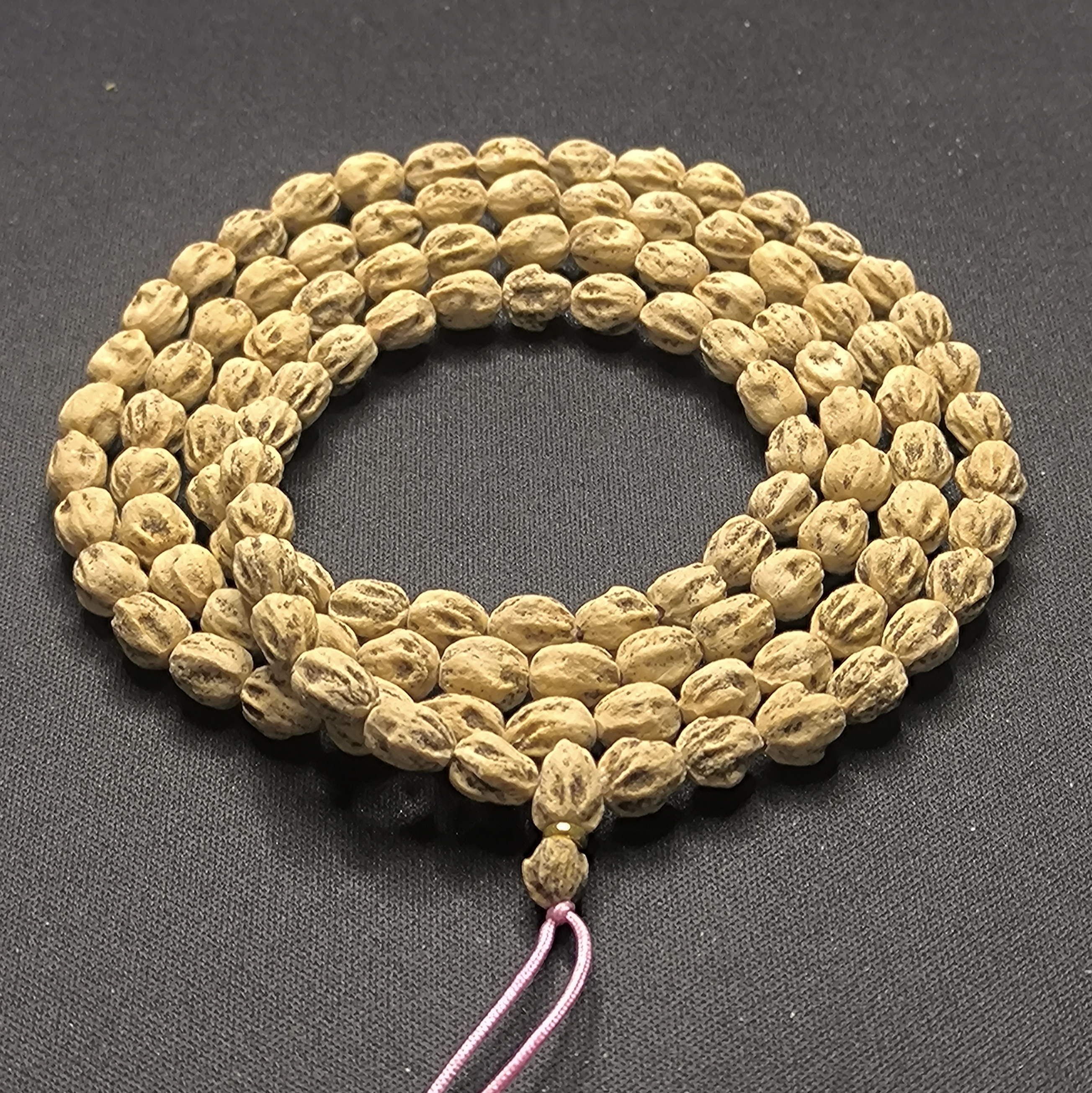 柏香籽原桩☞佛手108手串（A036）