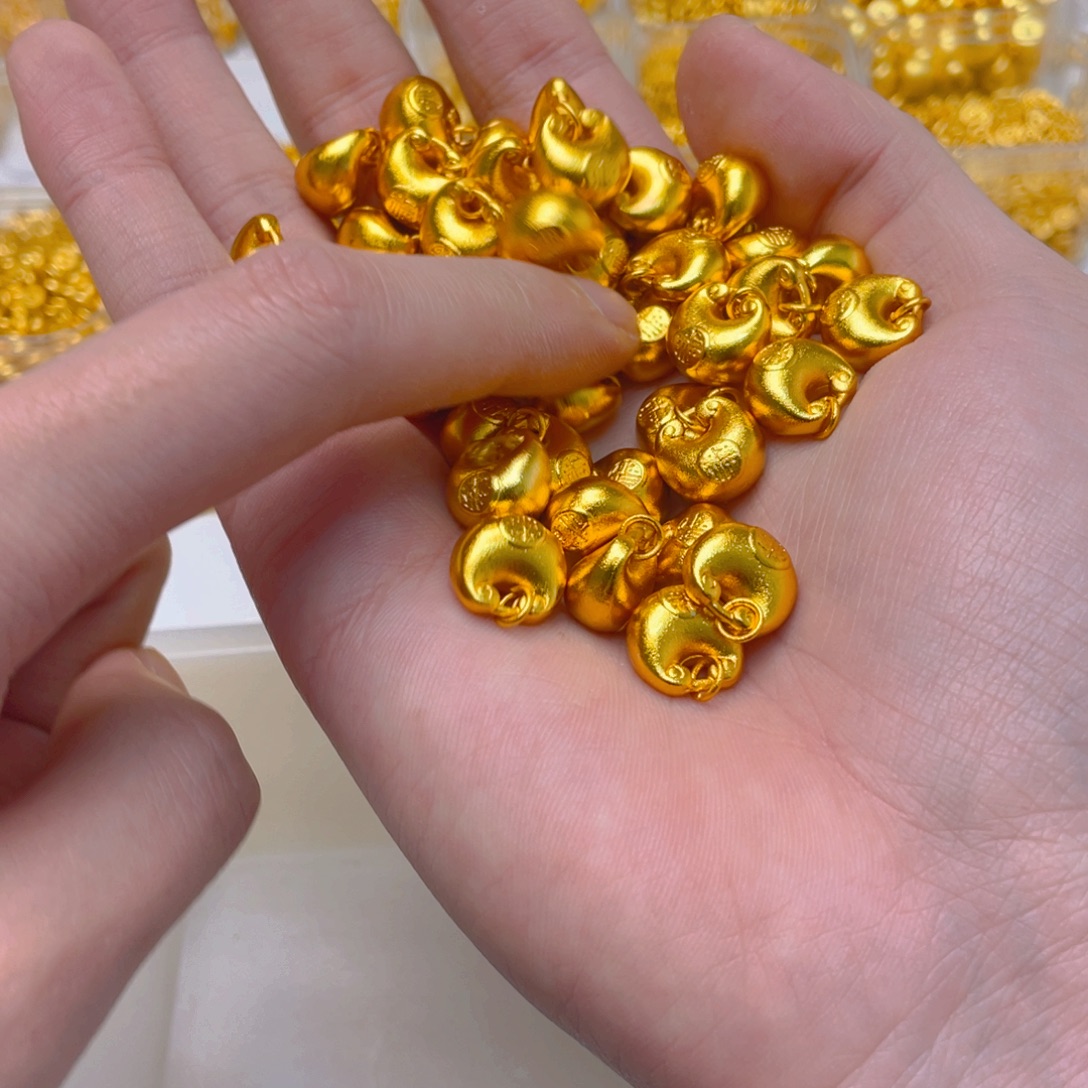 锆石铜合金纯色小胖福1颗