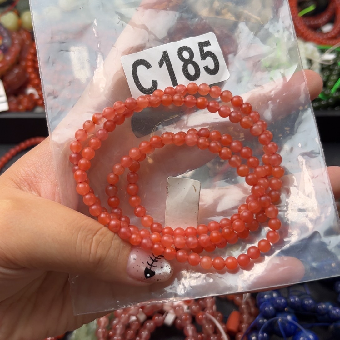 未镶嵌南红玛瑙珠宝奇石4*