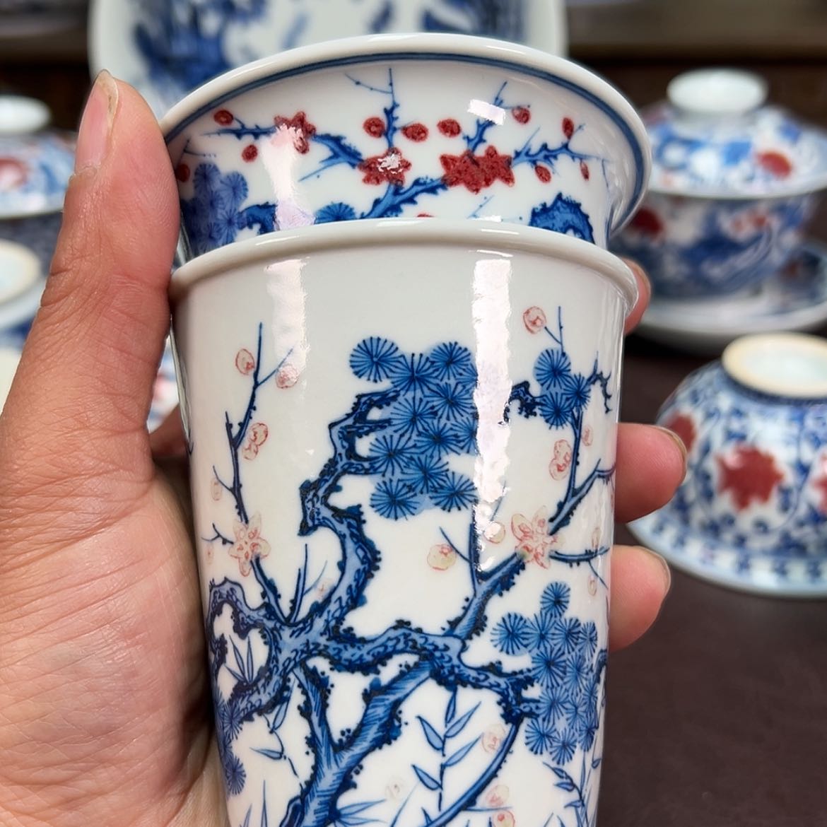 【闪购商品】绾*水景德镇陶瓷艺术杯