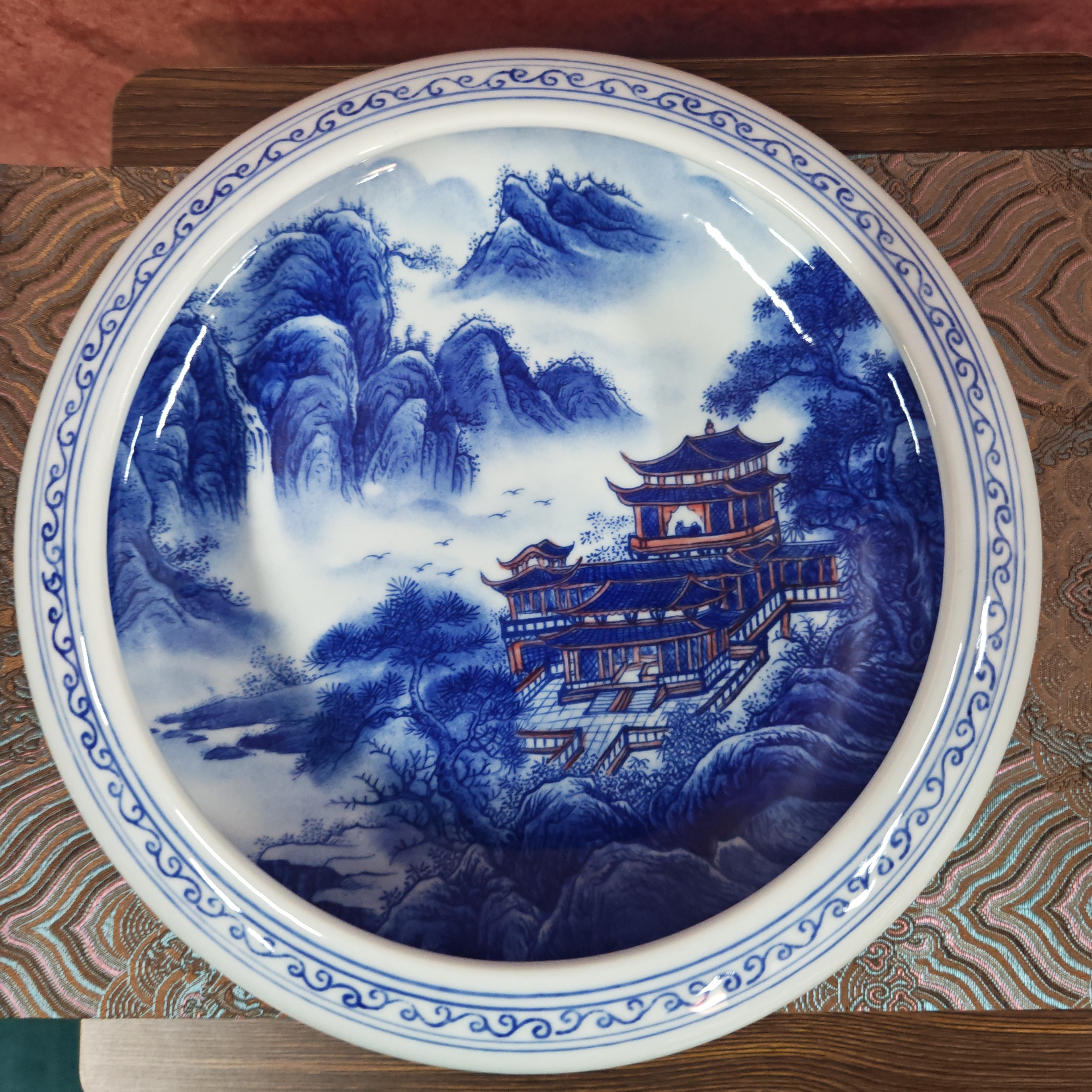 【景德镇】高温陶瓷，山水小缸